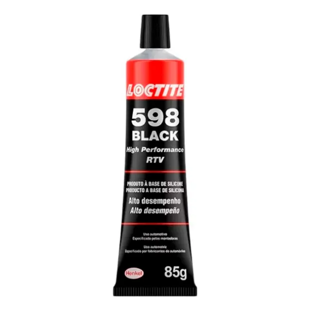 Cola Silicone Vedante Junta Motor 598 Black 85g Original 