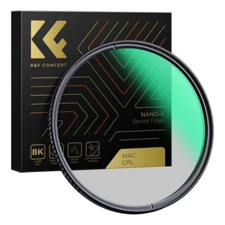 Filtro K&f Concept 72mm Polarizado Nano Series
