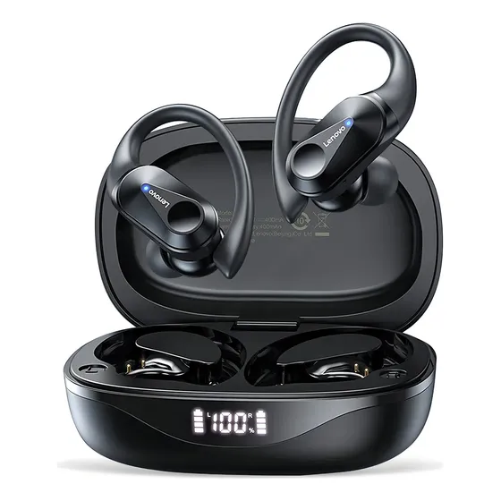 Auriculares Inalámbricos Lenovo Livepod Lp75 Bluetooth Negro