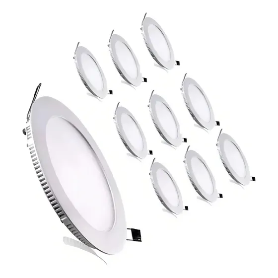 X10 Foco Lampara Panel Led Embutido 18w Fría/cálida/neutra