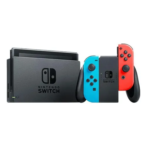 Nintendo Switch HAC-001 32GB Standard cor vermelho-néon y azul