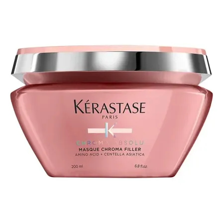 Máscara Com Ação Anti-porosidade Para Cabelos Coloridos Sensíveis Ou Danificados De Médios A Grossos, Nutre E Protege A Cor, Chroma Absolu Chroma Filler, Kérastase, 200ml
