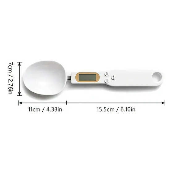 Cuchara Gramera Capacidad máxima 500 g Color Blanco