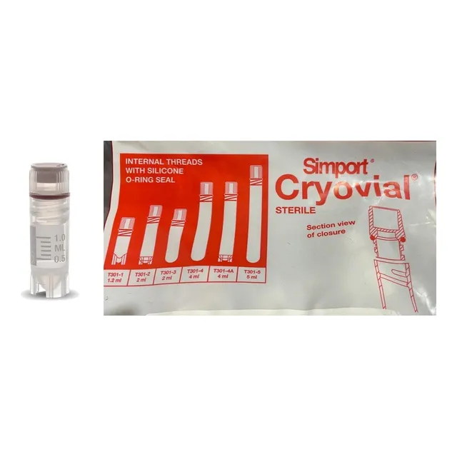 T301-1 Vial Criogénico De Polipropileno, Volumen 1.2ml