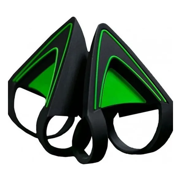 Kitty Ears Orejas Para Auriculares Razer Kraken Green