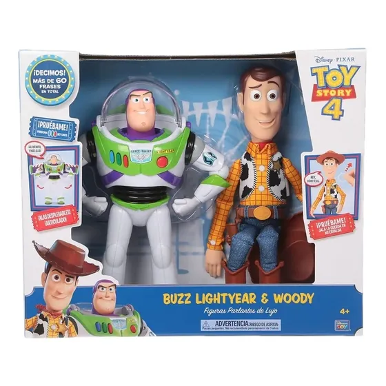 Buzz Lightyear Y Woody Figuras Parlantes De Lujo .