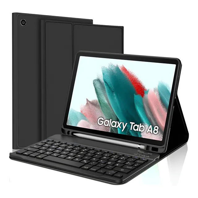Funda Teclado Inalámbricos Para Galaxy Tab A8 10.5 Pulgadas