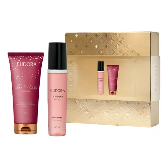 Eudora - La Victorie Intense Body Spray + Creme Hidratante