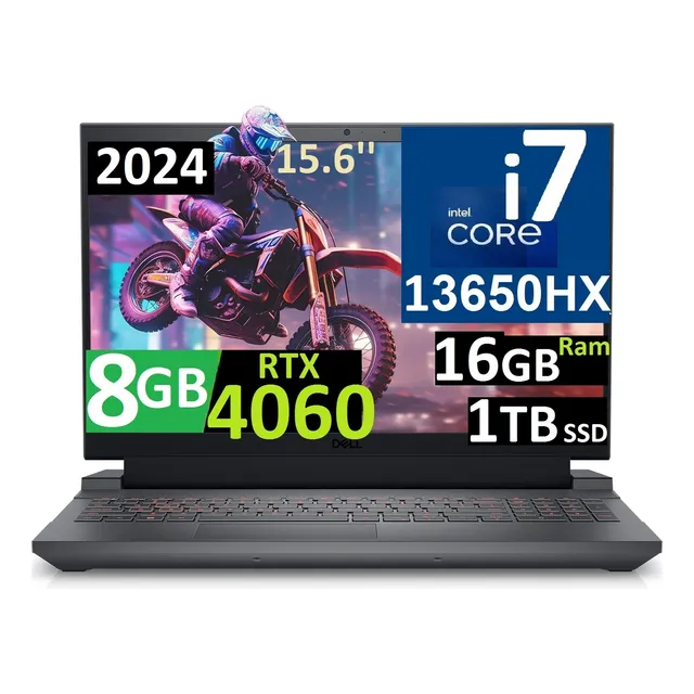 Laptop Dell G15 Ci7-13650hx 16gb 1tb Ssd Rtx4060 15.6
