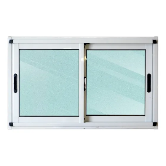 Ventana De Aluminio Blanco Tipo Corrediza De 120cm X 60cm