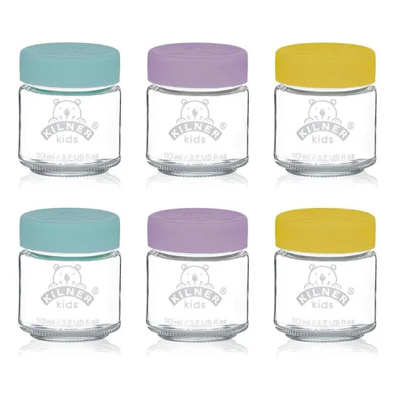 6 Frascos Kilner Bebé 110 Ml Kilner Color Transparente