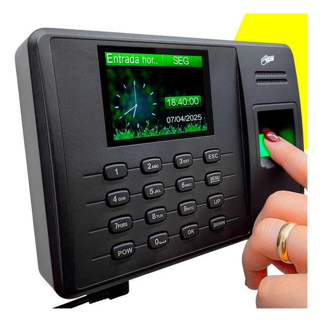 Máquina Ponto Relógio Biométrico Digital Eletrônico Empresa Máquina Ponto Relógio Biométrico Digital Eletrônico Empresa