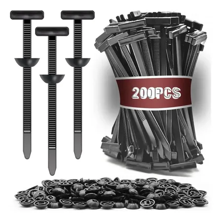 Kit 200 Abraçadeira Em Nylon Enforca Gato Nilon Braçadeira Preto