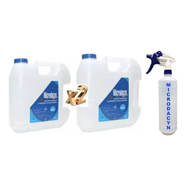 Microdacyn 5 Litros X 2 Desinfecta Esterilizante + Envase