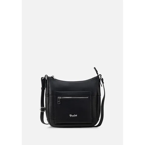 Morral Mediano En Cuero Suave Con Tonos  De Primavera Morral
