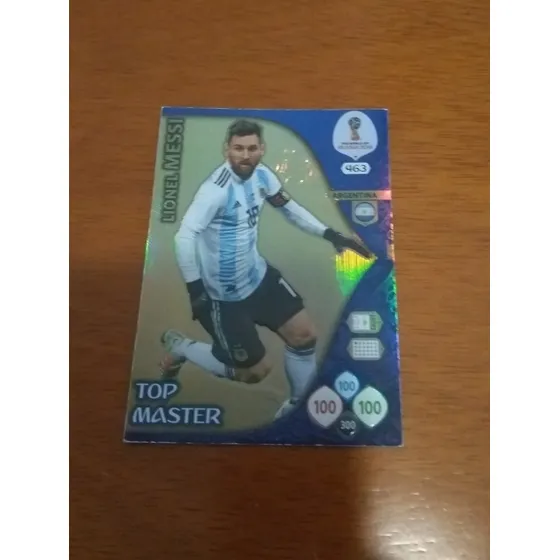 Card Messi Adrenalyn Xl - Russia 2018 - No 463 - Top Master
