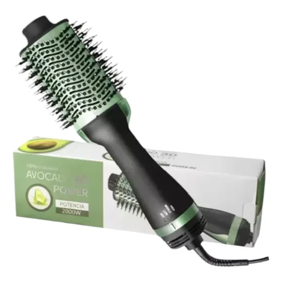 Cepillo Secador Y Modelador Avocado 3d Power Tecno Aguacate