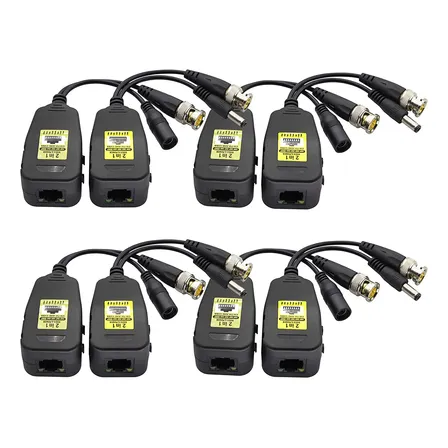 Transceptor De Red Bnc Rj45 De Video Y Alimentación, H...