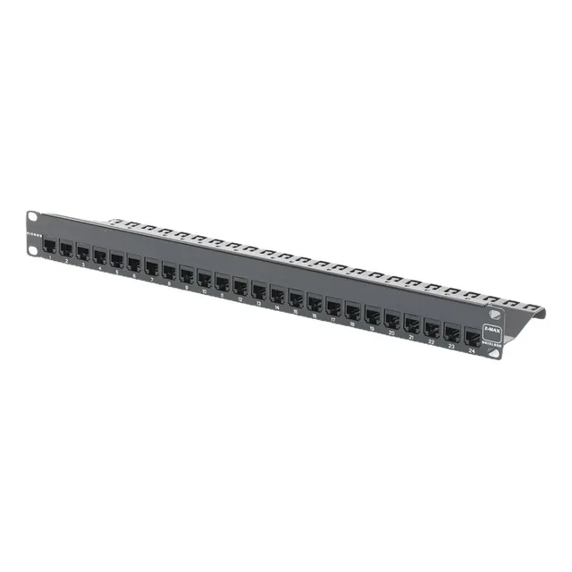 Panel De Parcheo Siemon Z-pnl-24e Z-max De 24 Puertos 1u