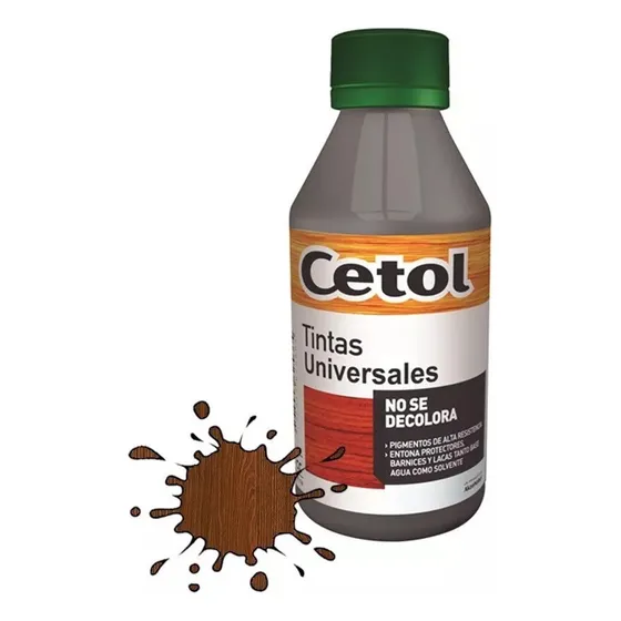 Tinta Madera Cetol Universal Color Caoba 240cc Pintura