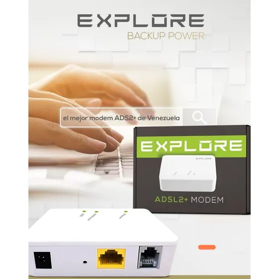 Modem Adsl2+ Explore Hg-a1101 Para Aba De Cantv