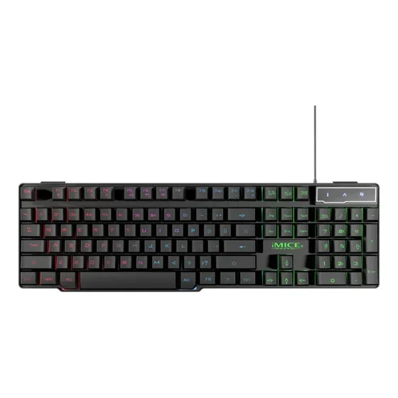 Teclado Usb Para Jogos Imice Ak-600 Com Fio Preto