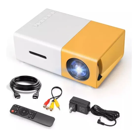 . Mini Projetor Com Projetor 4k Tv Box Hhj