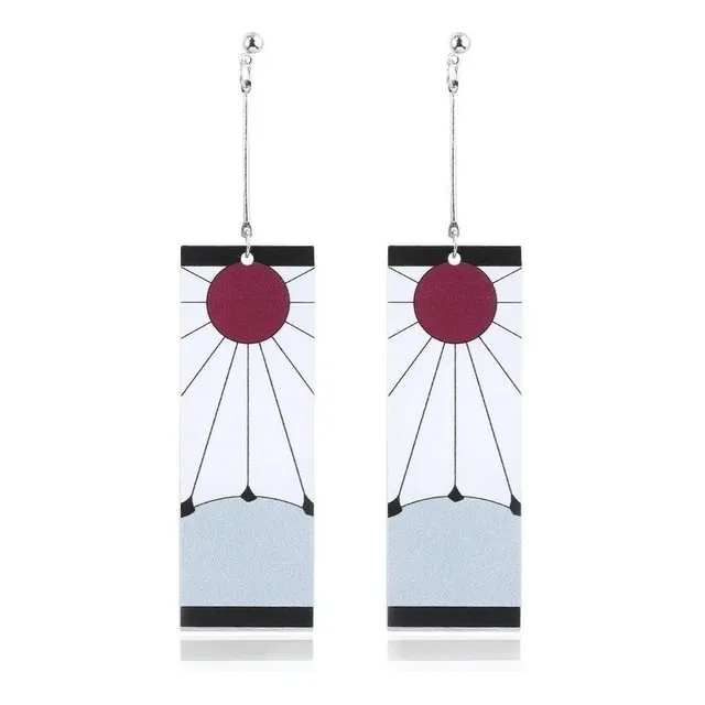 Demon Slayer Kimetsu No Yaiba Aretes Pendientes Tanjiro 
