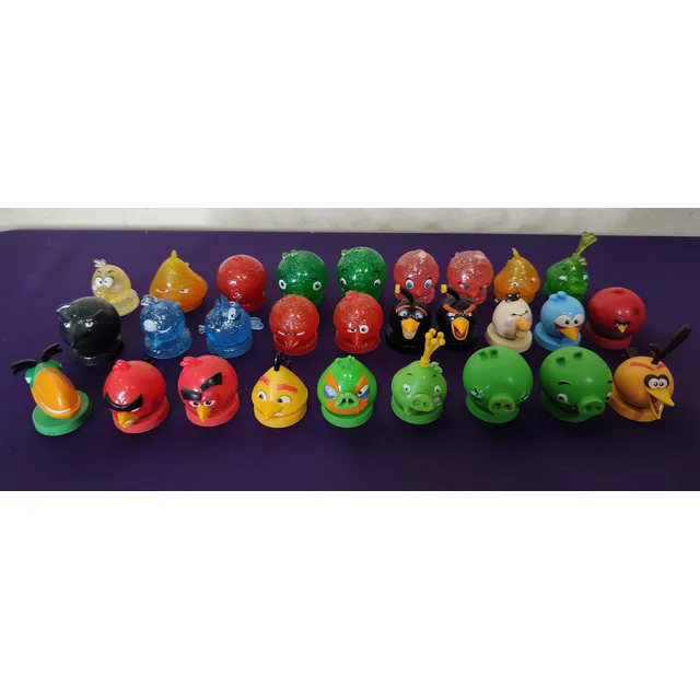 Colección Completa Figuras Vuala Angry Birds 28 Piezas