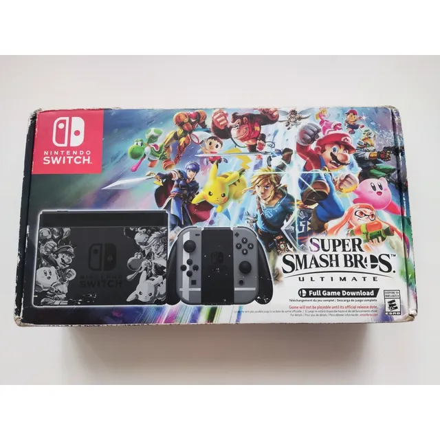 Nintendo Switch 32gb Ed Super Smash Bros + 55 Juegos + 256gb