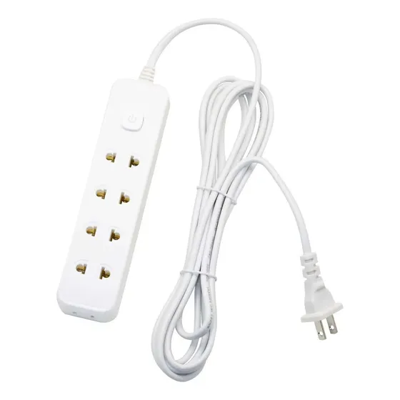 Extensión Múltiple 10 Amp 3 Metros Op-nk135 Opalux Color Blanco