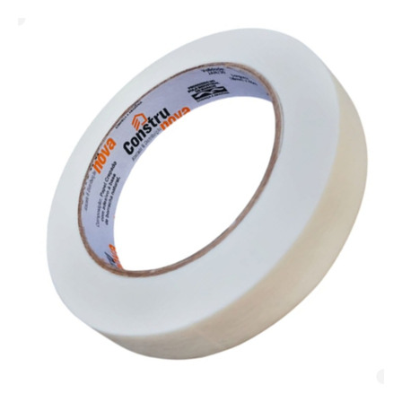 10 Rolos Fita Crepe Uso Geral Pintura 18mmx45m Sem Resíduo - Construnova 10 Rolos Fita Crepe Uso Geral Pintura 18mmx45m Sem Resíduo - Construnova
