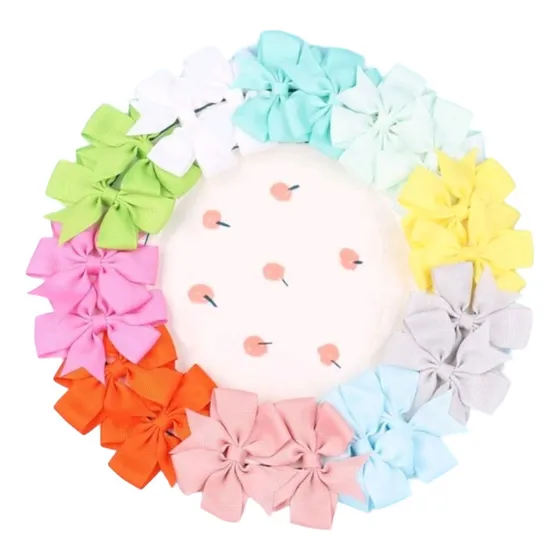 Laços De Cabelo Menina Bebê Kit 20 Peças Presilha