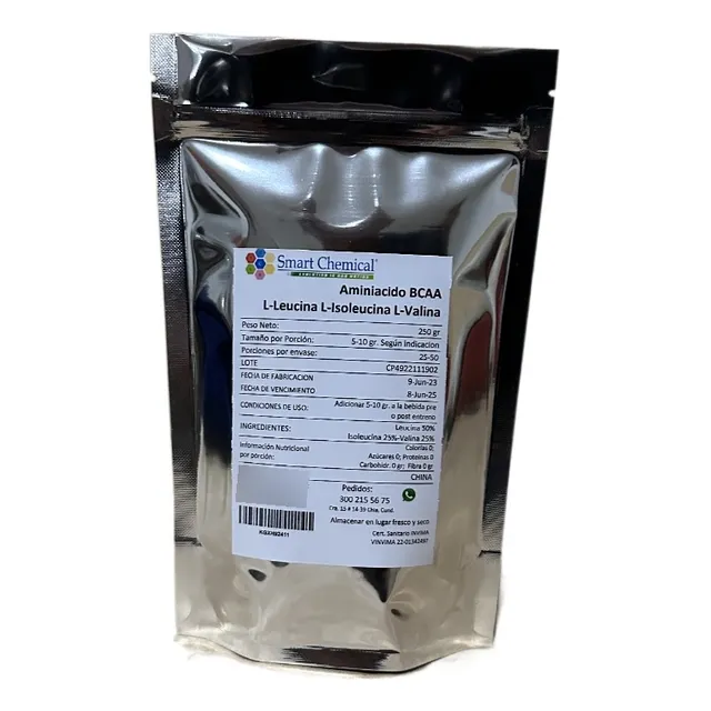 Bcaa Aminoácidos Puros X 250 Gr