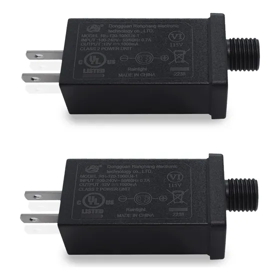 Adaptador Repuesto Inflables Navidad 2 Paquetes 1a 12v