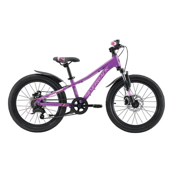 Bicicleta Infantil Niña Silverback Spyke Aro 20 Morado Color Lila Tamaño Del Cuadro 20