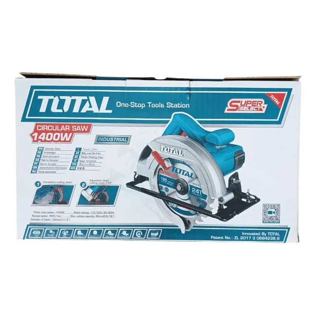 Sierra Circular 1/4  1400w 4800 Rpm 110-120v Total