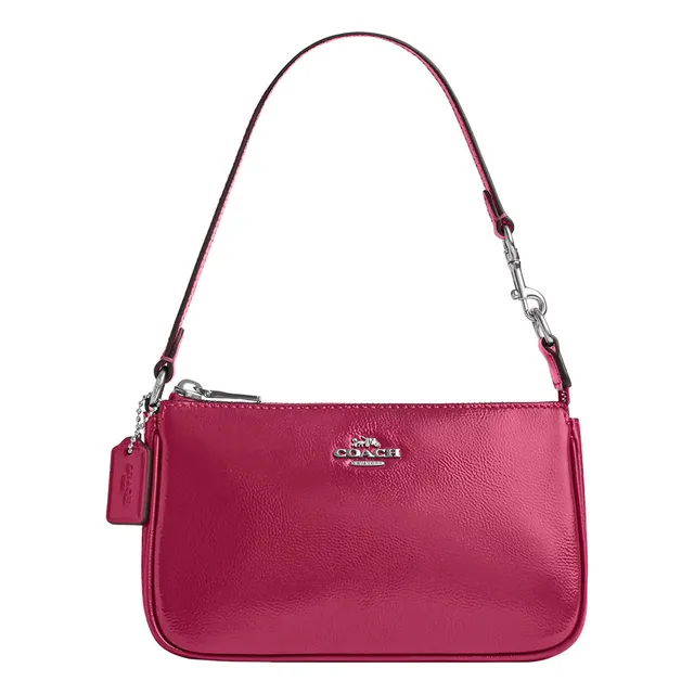Bolsa De Mano Coach Signature Canvas Color Rosa Chicle