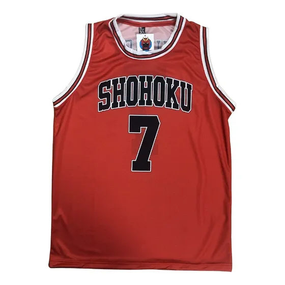 Camiseta Basket Shohoku 7 Slam Dunk Cosplay Otorii Anime