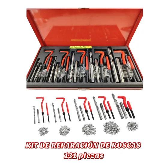 Set De Helicoides Casquillos Insertos Para Reparar Roscas