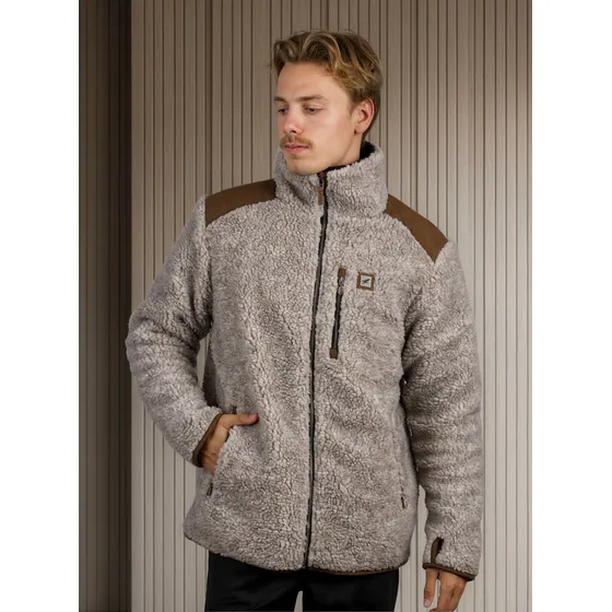 Chaqueta Chiporro Lodge Beige Melange Hombre Falcone