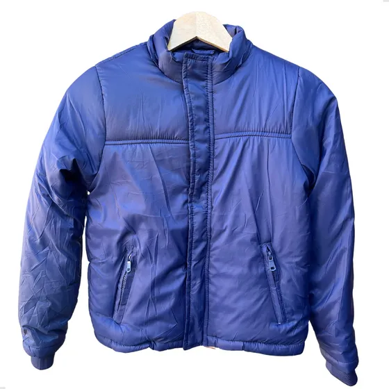 Jaqueta Infantil Puffer Forrada Matelada Com Capuz E Punho