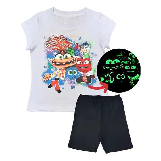 Conjunto Verano Nena Biker Remera