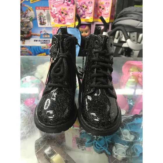 Botas Para Niña De Patente- Marca Wonder Nation Talla 9