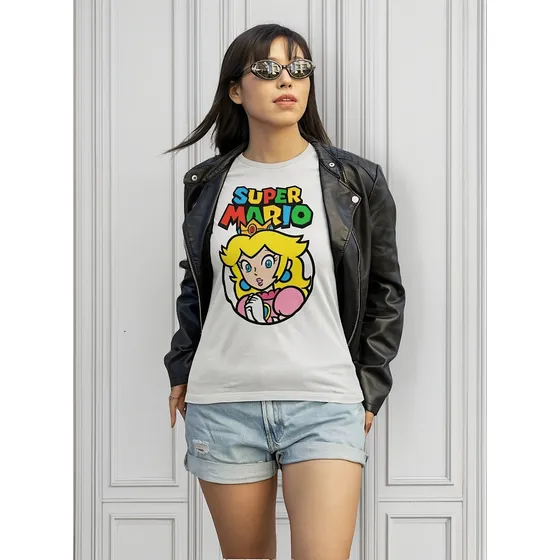 Camiseta Gamer Super Mario Bros Princesa 1