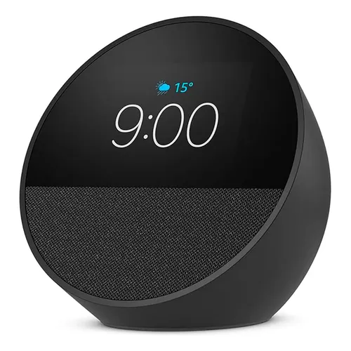 Amazon Echo Spot com assistente virtual Alexa, display integrado