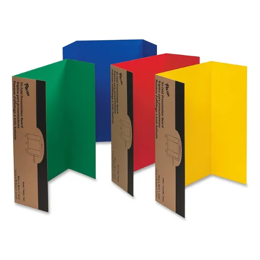 Carton Tipo Triptico Azul Ok 122x91cm