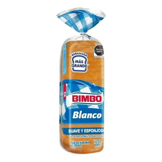 2 Pza Pan Bimbo Blanco 620 G