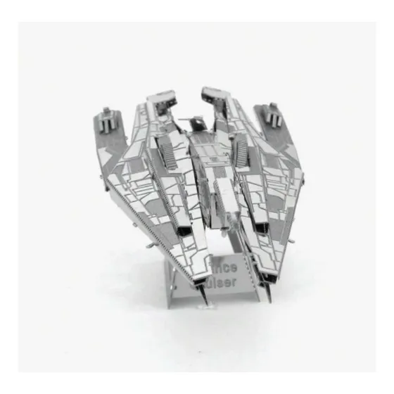 Rompecabeza 3d Metal Plateado Modelo Starwars  Alience Crui