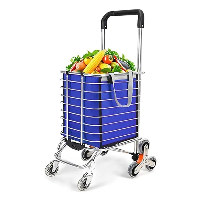 Carro De Compras Changuito Aluminio Bolsa Reforzado H8
